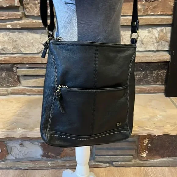 The Sak | Bags | The Sak Black Pebbled Leather Square 